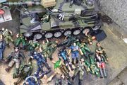 Collection of Figures and Tank