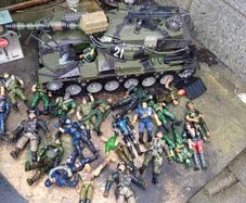 Collection of Figures and Tank