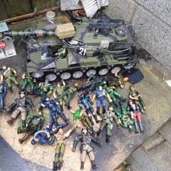 Collection of Figures and Tank