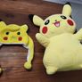 Pokemon Pikachu Large soft plush toy (approx 22 inches) + Ear Hat + 2 Shoulder Bags / Pouches Image 4