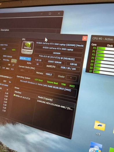 Brand New Gaming Laptop Hp Victus Intel 5 210H 8/12 RTX5060 8GB 80W GDDR7 16GB DDR5 5600mhz 512GB NVMe PCIE 4.0 15.6" 1080p 144hz Ips 300nits Win11 RGB