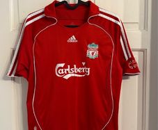 Liverpool 2007/08 adidas Jersey Kids