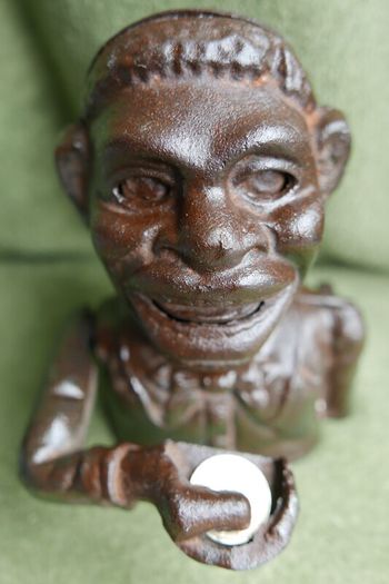 Antique Cast Iron Money Box