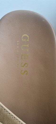 Guess Brown Leather Sandals