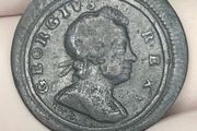 1721 Farthing George I Nice condition