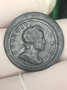 1721 Farthing George I Nice condition