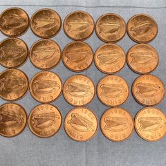 Old Irish pennies