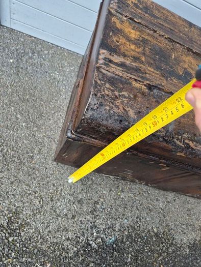 Vintage Metal Chest Trunk Box