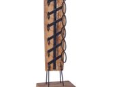 Wine Rack for 6 Bottles 35x35x100 cm Solid Teak Wood