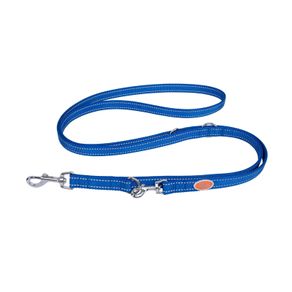 Pet Nova Dog Cat Adjustable Reflective Nylon Leash Lead Blue XS - XL