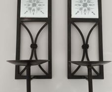 wall hanging candle holders