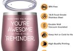 Stainless Steel Insulated Tumbler with Straw