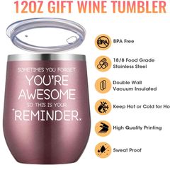 Stainless Steel Insulated Tumbler with Straw