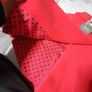 red fleece baby girl cape from next Image 6