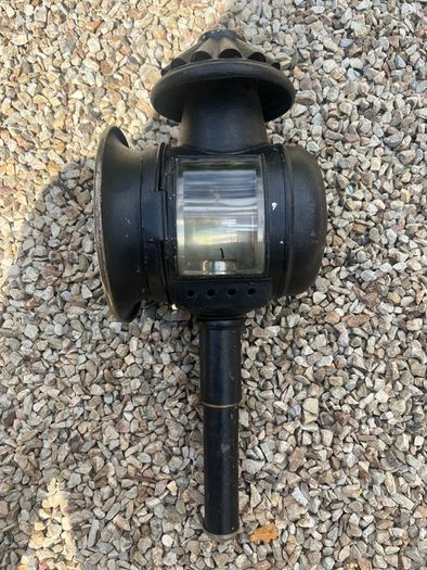 Antique Candle Carriage Lamp