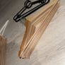 18 Clothes Hangers 15 Wooden + 3 Plastic Image 6