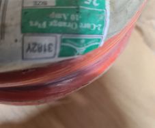 Orange 2-core Cable 1mm x 25m