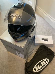 HJC Helmet with Bluetooth intercom