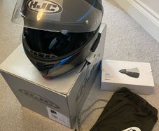 HJC Helmet with Bluetooth intercom