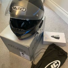 HJC Helmet with Bluetooth intercom