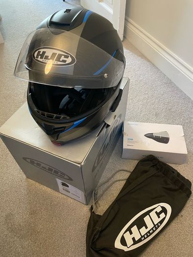 HJC Helmet with Bluetooth intercom