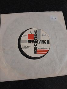 Rare Charity Single - The Concerned - Show Some Concern