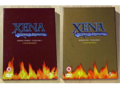 Xena, Warrior Princess DVDs (hard case)