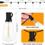 Festoon Lights Mains Powered - 30Ft/9.25M LED Garden String Lights Waterproof Outside Light Bulb 12+1 ST38 Plastic Bulbs Gazebo Pergola Patio Bistro Hanging Lights Image 2