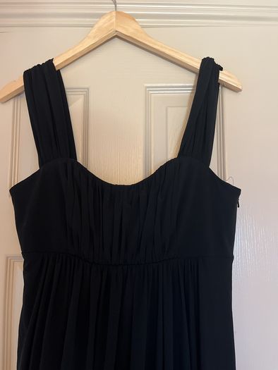 Coast black dipped hemline Dress