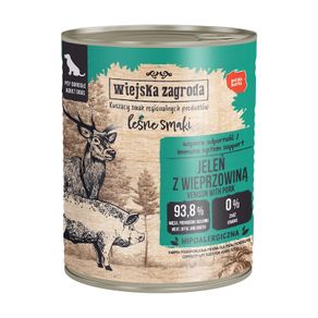 Country of Animals Forest Flavours Venison with pork wet food for adult dogs 800g