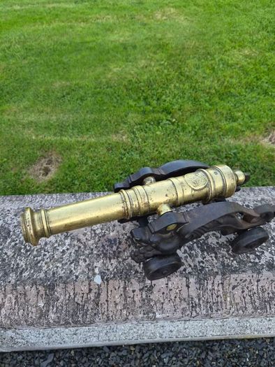 Brass signal cannon