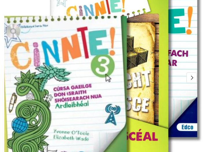 Cinnte 3 - Textbook & Leabhar Punainne - Set - Junior Cycle Irish