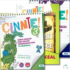 Cinnte 3 - Textbook & Leabhar Punainne - Set - Junior Cycle Irish