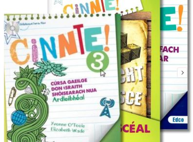 Cinnte 3 - Textbook & Leabhar Punainne - Set - Junior Cycle Irish