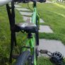 Green kids Frog bike with helmet Image 6