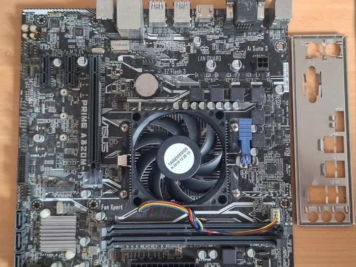 Asus Prime A320M-K REV. 1.03 Socket AM4 DDR4 AMD Motherboard with Back Plate