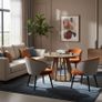 The Aurora Modern Round Dining Table 100cm Image 2