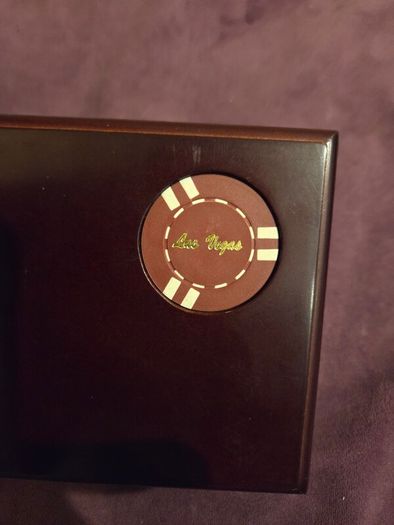 Mahogany Dual Deck Playing Card Box