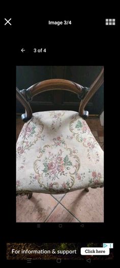 Lovely Victorian Spoon back chair. Good solid chair.