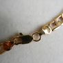 MEN'S 24ct Yellow Gold Plated Figaro Chain Necklace length 19" Image 6