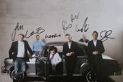 vinyl lp size signed Decon blue picture