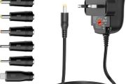 Zolt 12W Universal Power Adapter 3V 4.5V 5V 6V 7.5V 9V 12V Power Supply AC DC Adaptor for Household Electronics, 1000mA Max.