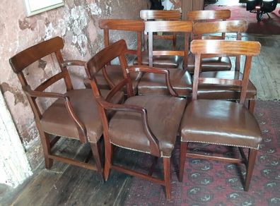 Set of 8 Edwardian mahogany Dining Chairs
