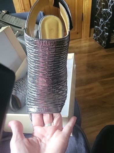 Silver shoe