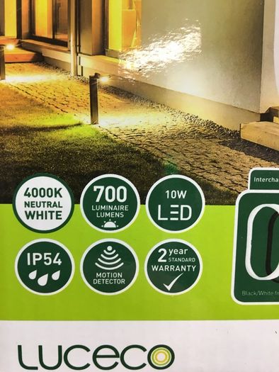 Outdoor Wall Light with PIR Sensor