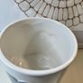 Ceramic Plant Pot with blue/grey Hearts Image 2