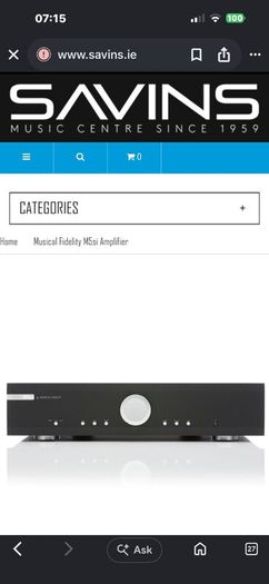 HiFi high end  integrated amplifier