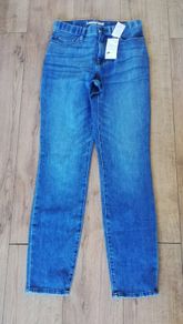 New with tags Lands End ladies blue stretch fabric jeans UK 10