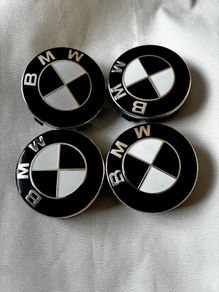 BMW wheel cap badges