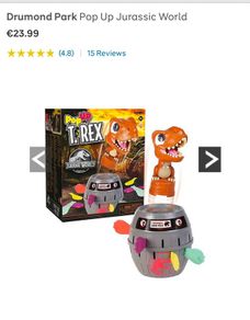 Pop up T rex Jurassic World